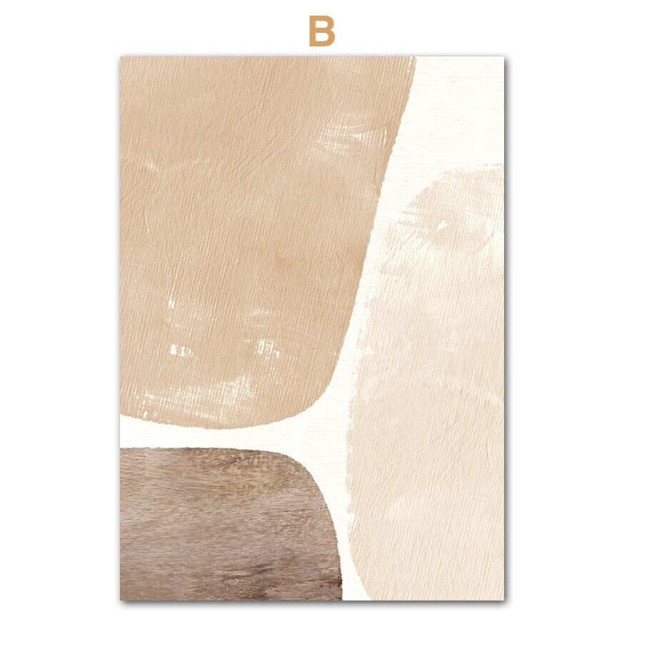 Poster Yoga Abstrakt sitzende Frau und Posen als Deko Print ohne Rahmen-6