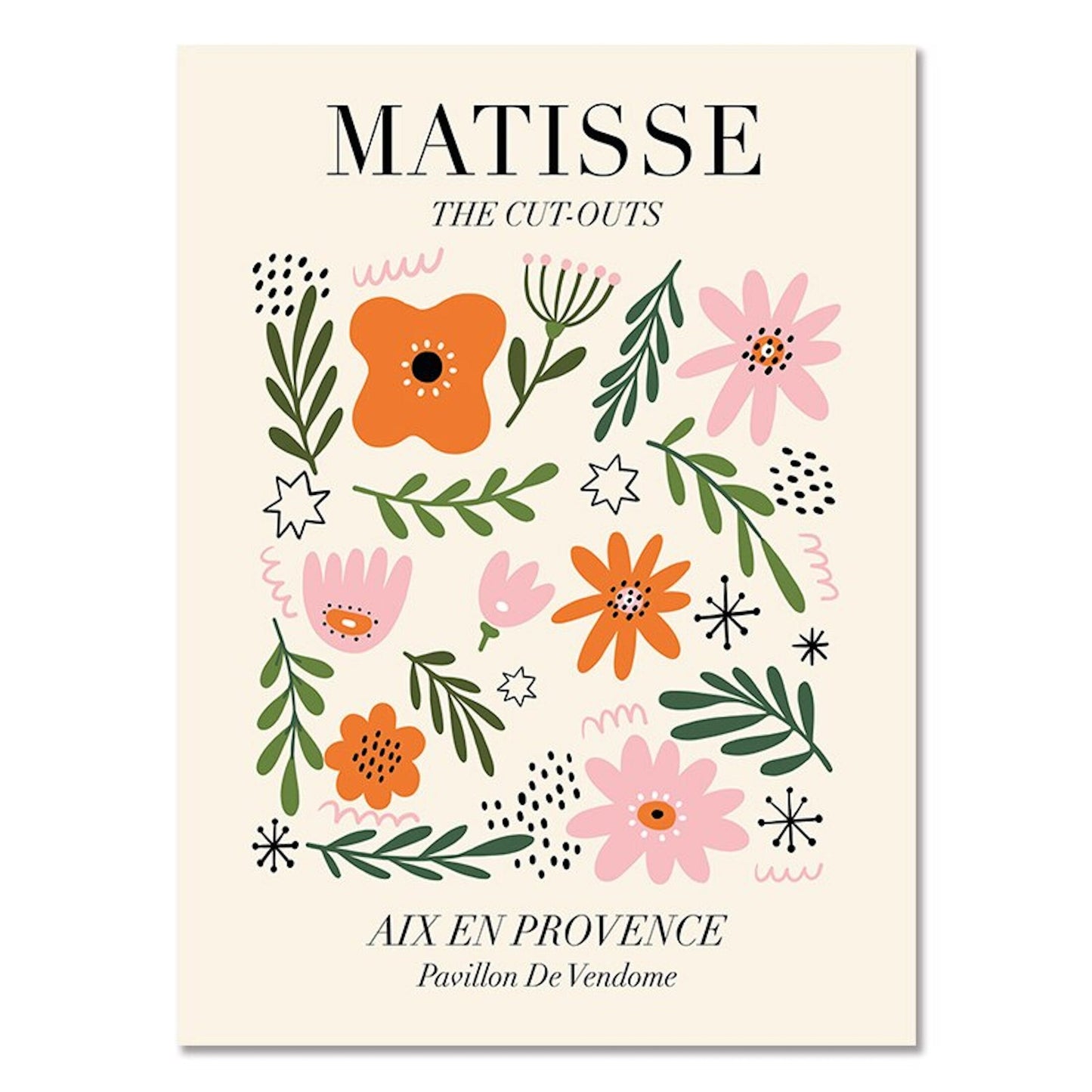 Poster Blumen Markt Tokio Henry Matisse & Keith Haring als Deko Print ohne Rahmen-3