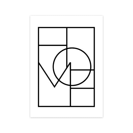 Poster Abstrakt Schwarz Beige I Inspirierende Sprüche I Wandbilder Wohnzimmer & Schlafzimmer I Deko Print Bilder I ohne Rahmen-8