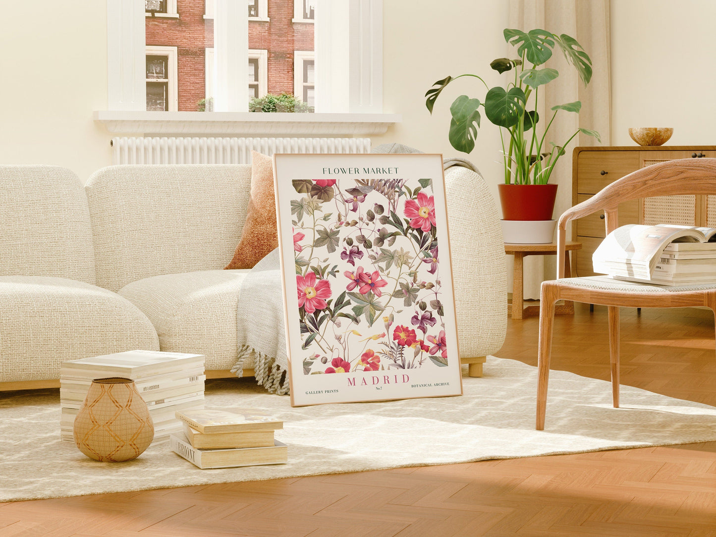 Flower Market Poster · Geschenkidee · Design Poster · Blumen · Wanddeko Wohnzimmer Küche · Wall deco · Deko Print ohne Rahmen-8