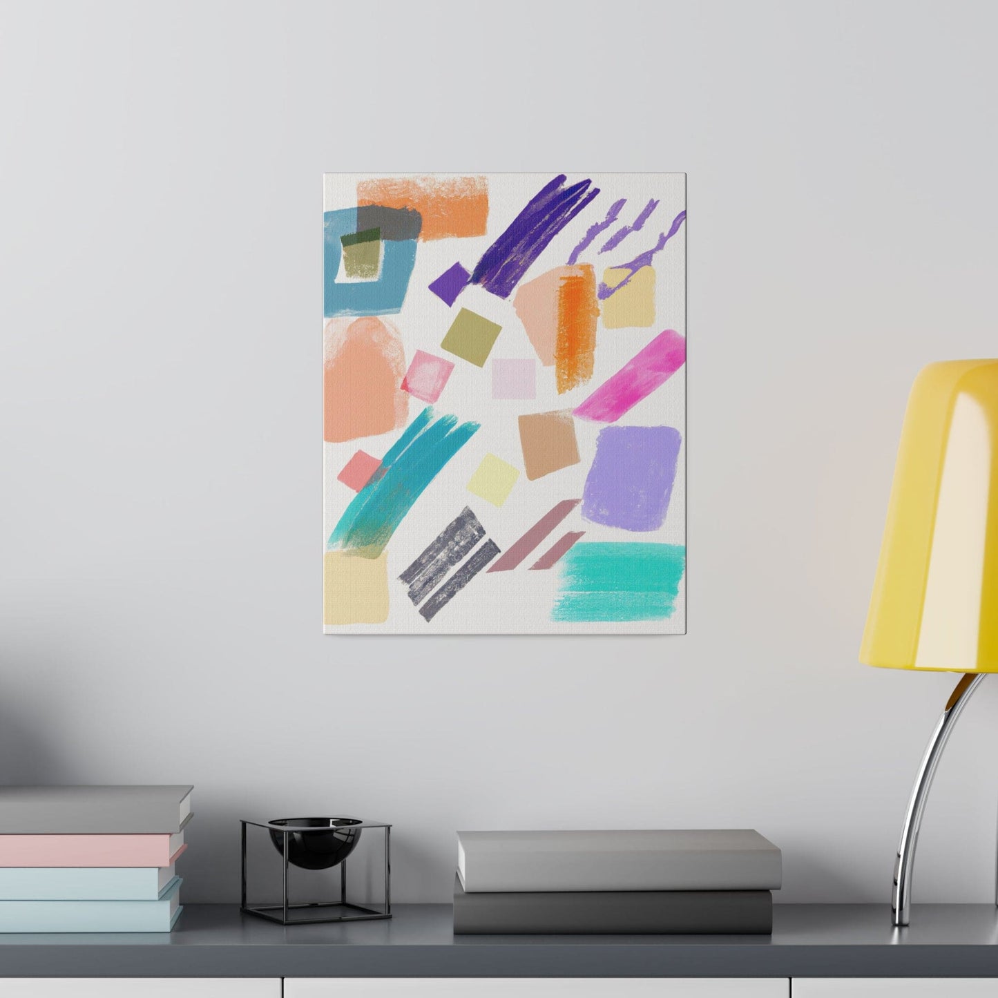 Wall Decor - Giclee Poster Art Print - Pastel Abstract Pattern-4