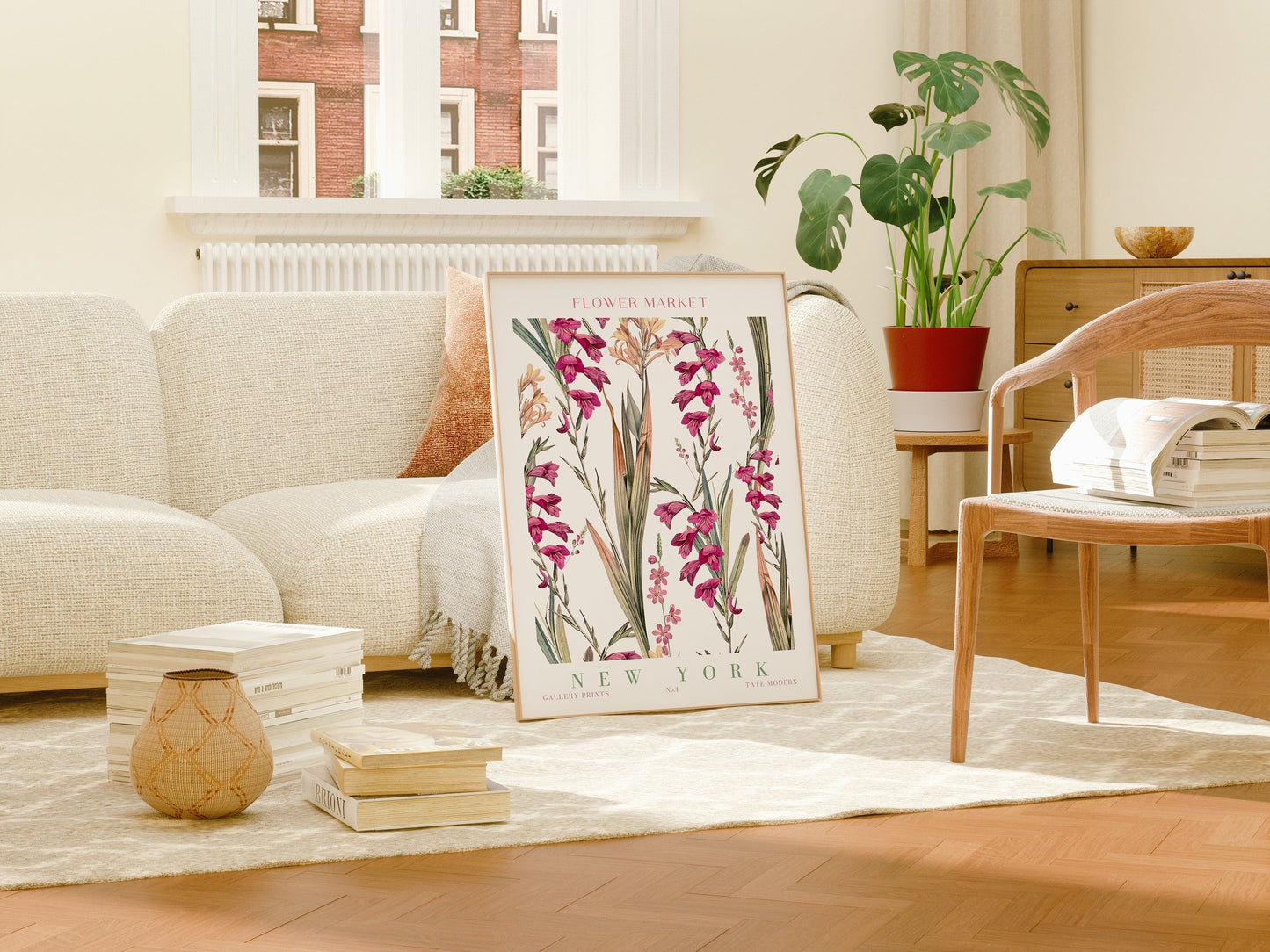 Flower Market Poster · Geschenkidee · Design Poster · Blumen · Wanddeko Wohnzimmer Küche · Wall deco · Deko Print ohne Rahmen-5