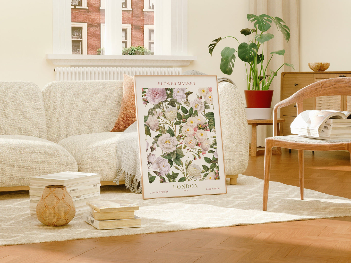Flower Market Poster · Geschenkidee · Design Poster · Blumen · Wanddeko Wohnzimmer Küche · Wall deco · Deko Print ohne Rahmen-4