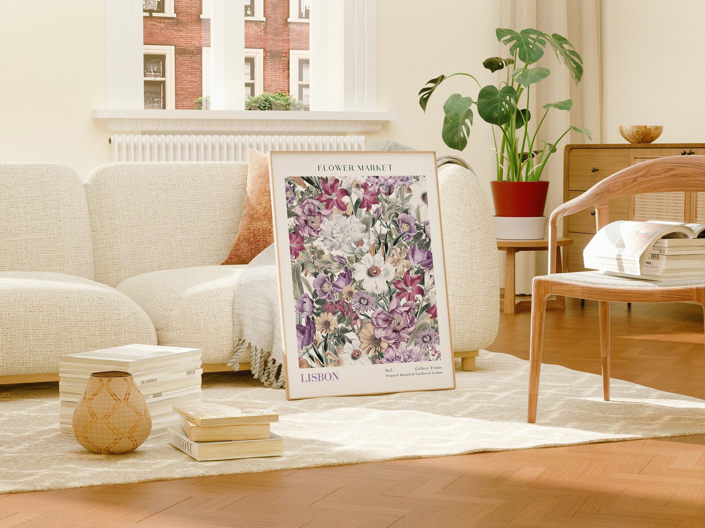 Flower Market Poster · Geschenkidee · Design Poster · Blumen · Wanddeko Wohnzimmer Küche · Wall deco · Deko Print ohne Rahmen-6