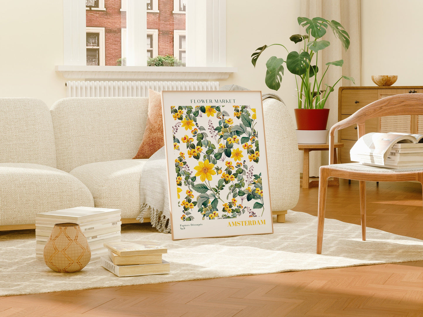 Flower Market Poster · Geschenkidee · Design Poster · Blumen · Wanddeko Wohnzimmer Küche · Wall deco · Deko Print ohne Rahmen-9