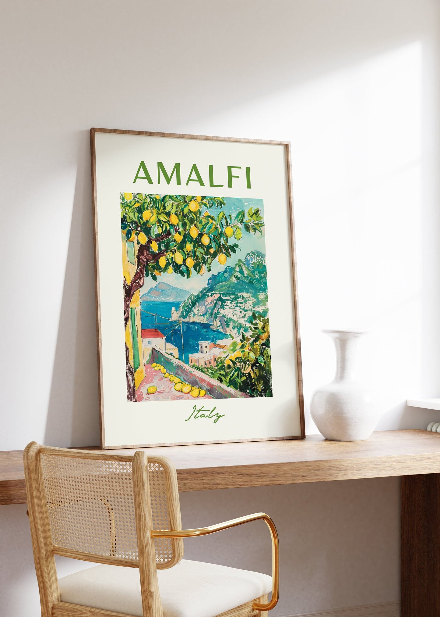 SOMMER POSTER SUMMER Vibes · Geschenkidee · Sonne Meer Strand · Kunstdruck · Deko Print ohne Rahmen-2