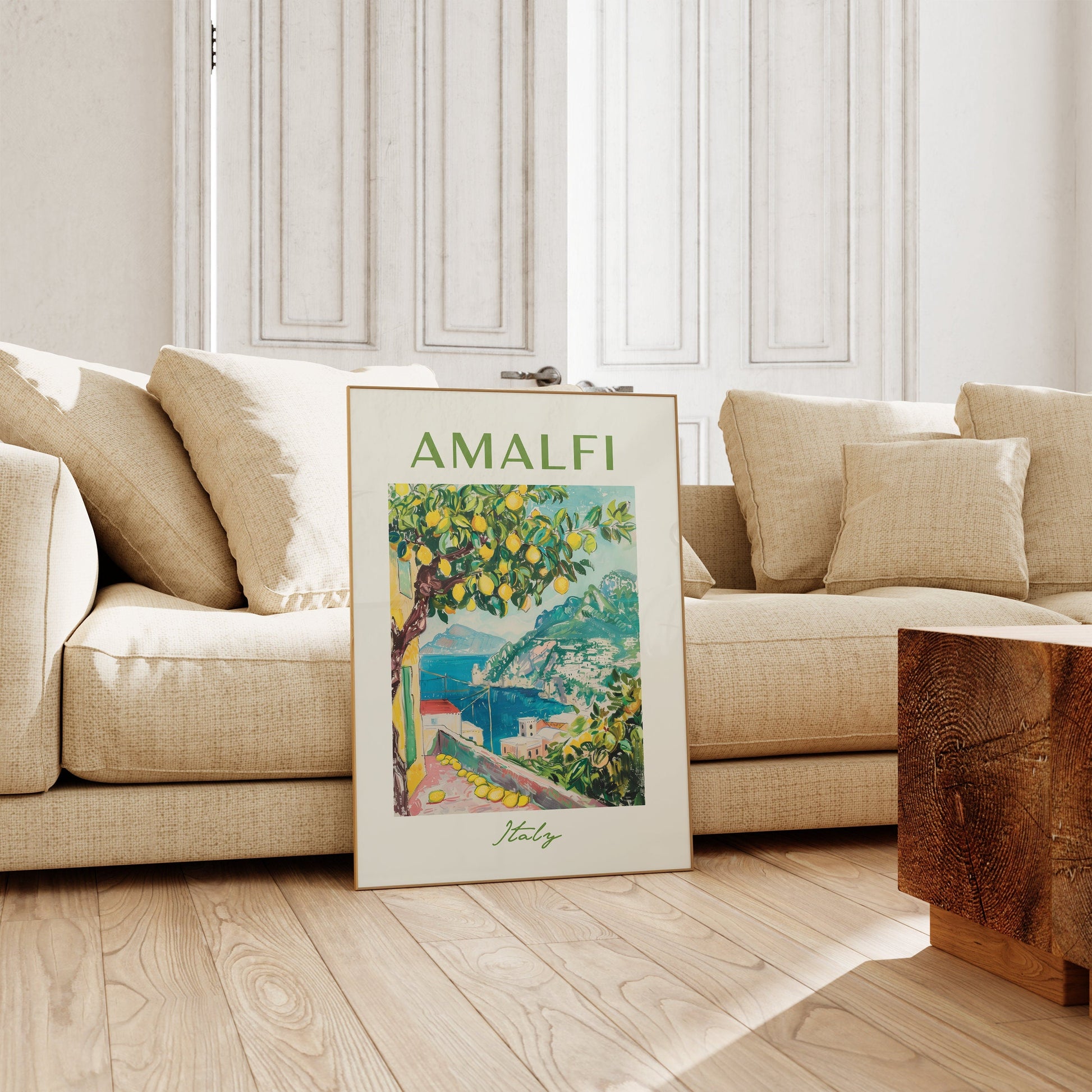 SOMMER POSTER SUMMER Vibes · Geschenkidee · Sonne Meer Strand · Kunstdruck · Deko Print ohne Rahmen-4