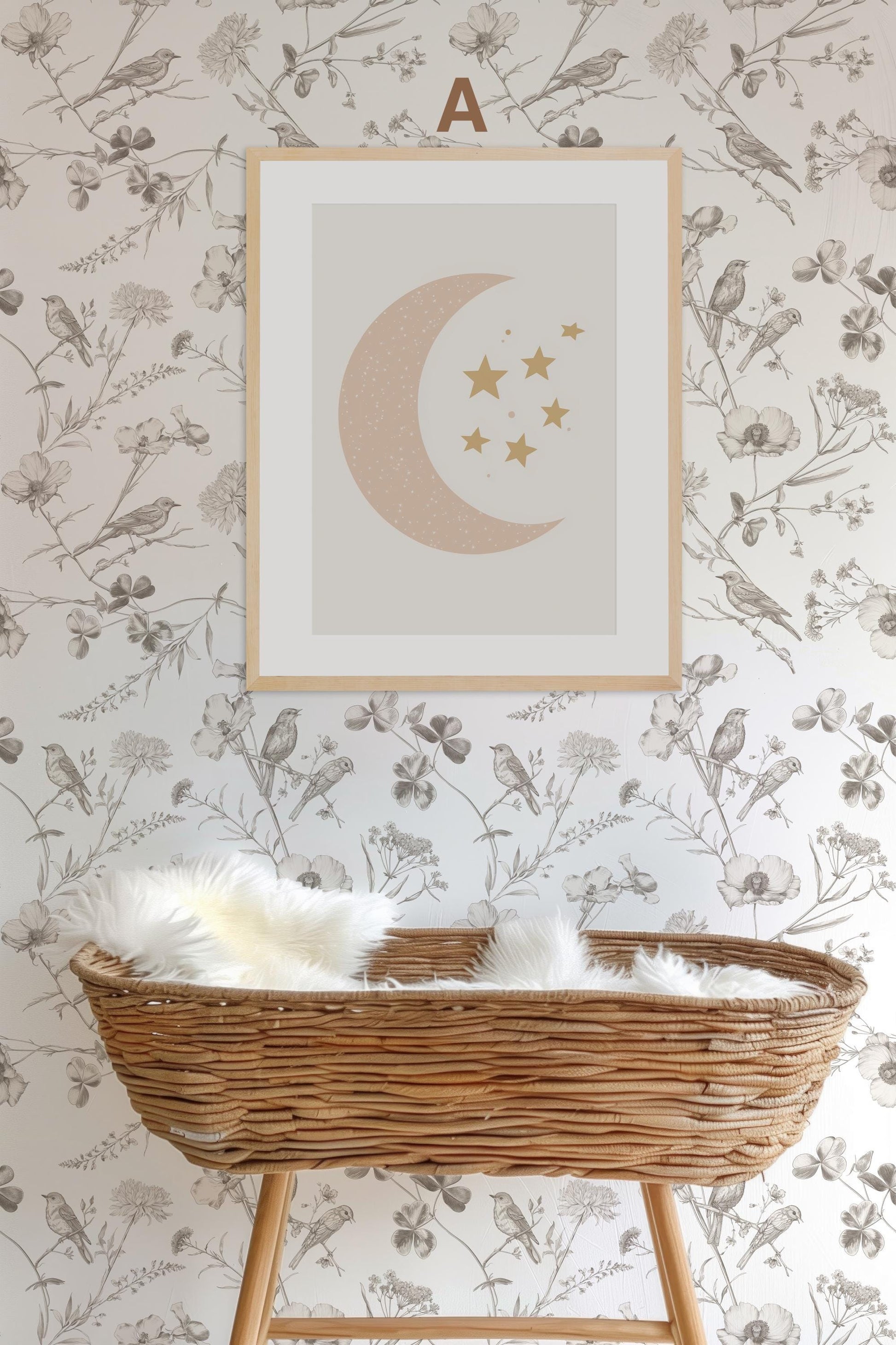 BEIGE Boho Poster Babyzimmer · Geschenkidee für Kinder · Babyzimmer Deko  · Modern Abstrakt Minimalistisch neutral ·Deko Print ohne Rahmen-5