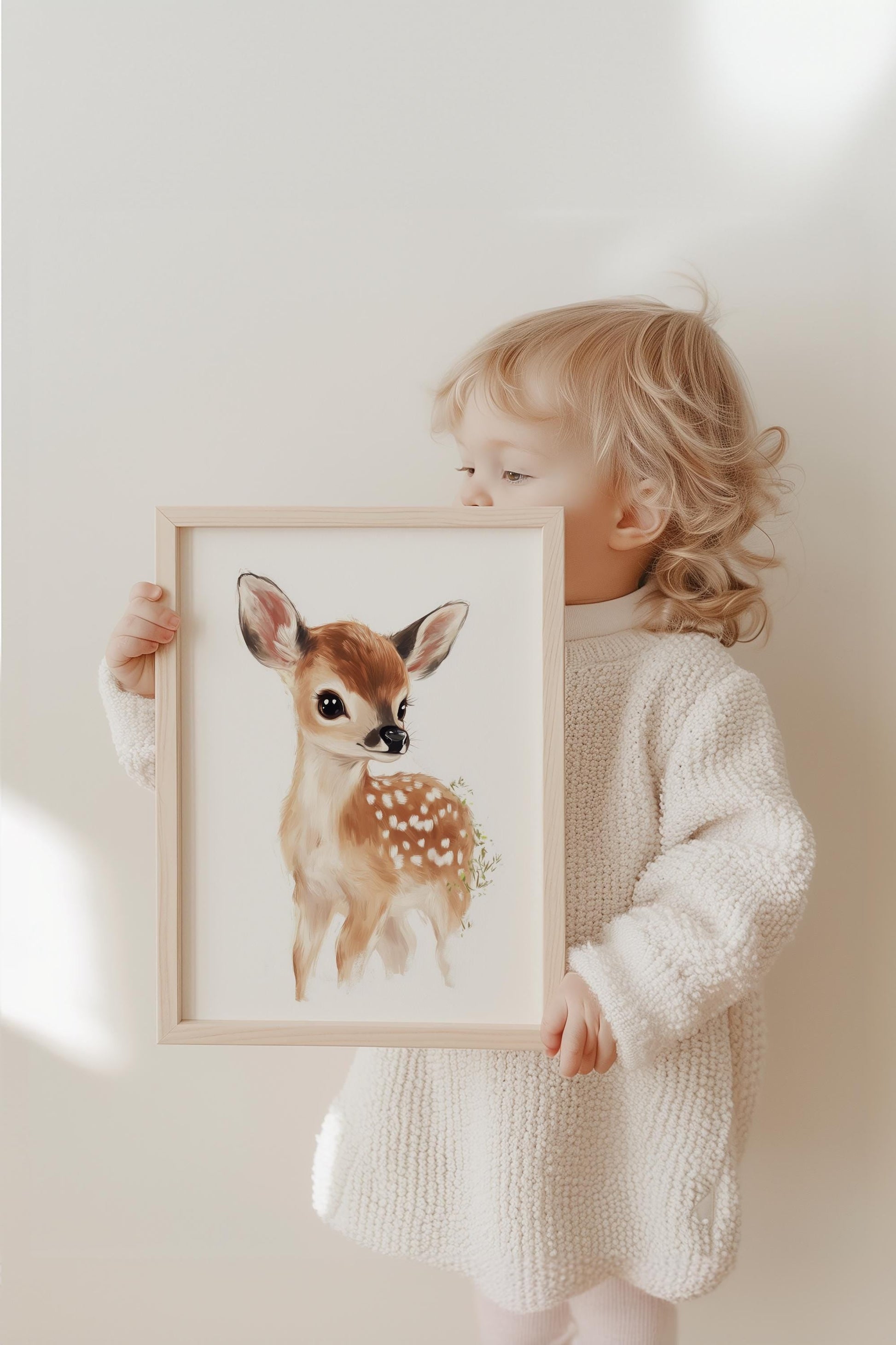 Süße Pastell Farben Poster Kinderzimmer · Geschenkidee für Kinder · Babyzimmer Deko  · Minimalistisch neutral · Deko Print ohne Rahmen-2