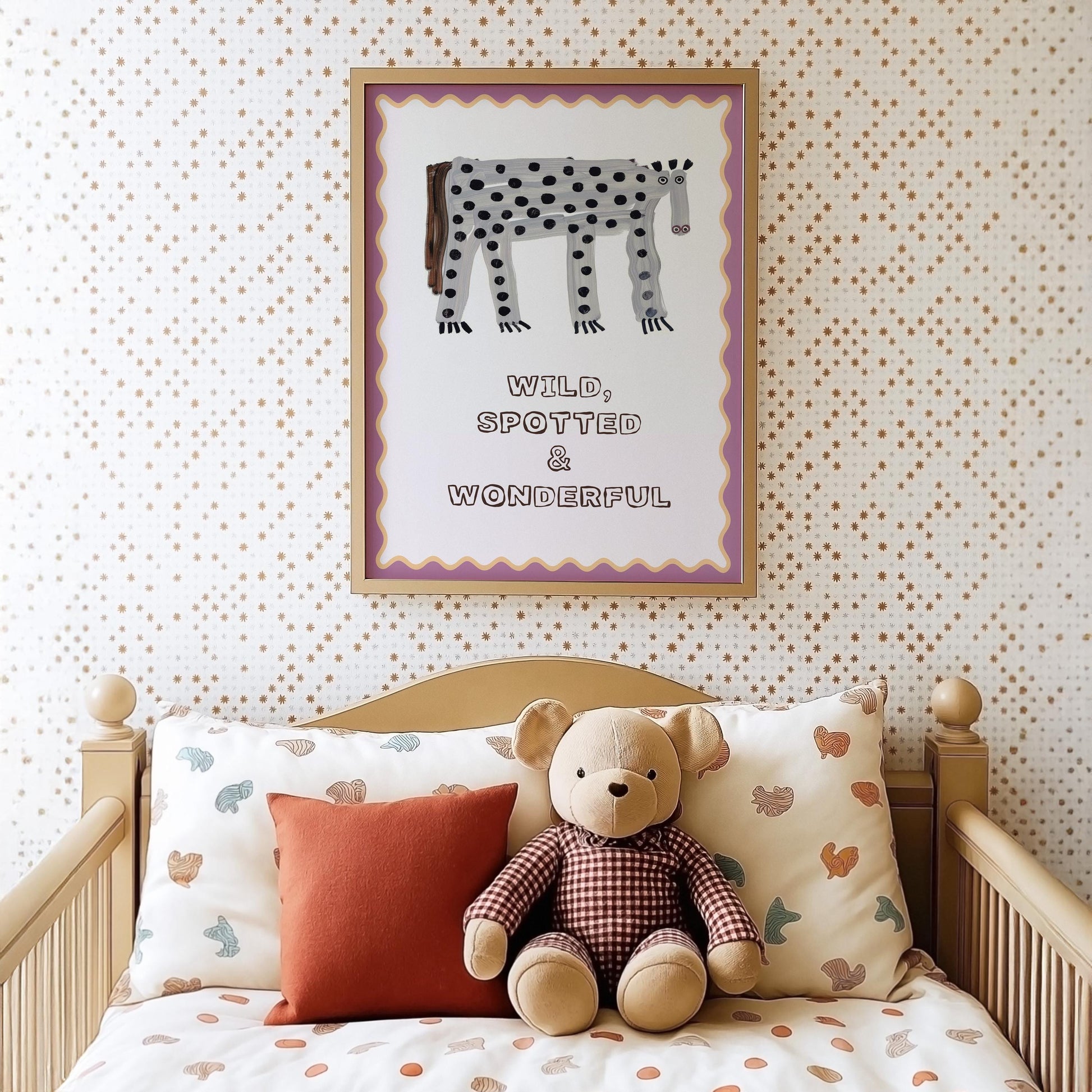 Poster Kinderzimmer Zitrone · Be Kind Spruch · Fruchtige Wanddeko mit Gesicht · Liebevolle Botschaft für Kinder · Dekoprint ohne Rahmen-4