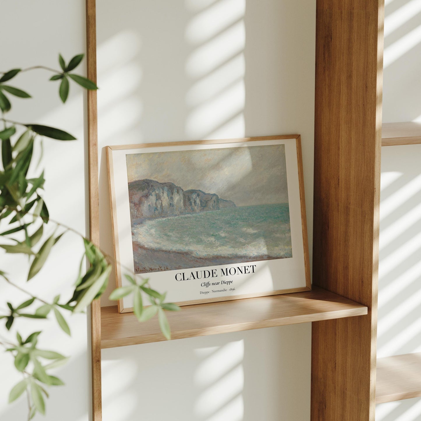 Claude Monet Poster · Klippen bei Dieppe 1896 · Normandie Küstenkunst · Impressionismus Druck · Vintage Wandbild ohne Rahmen-3