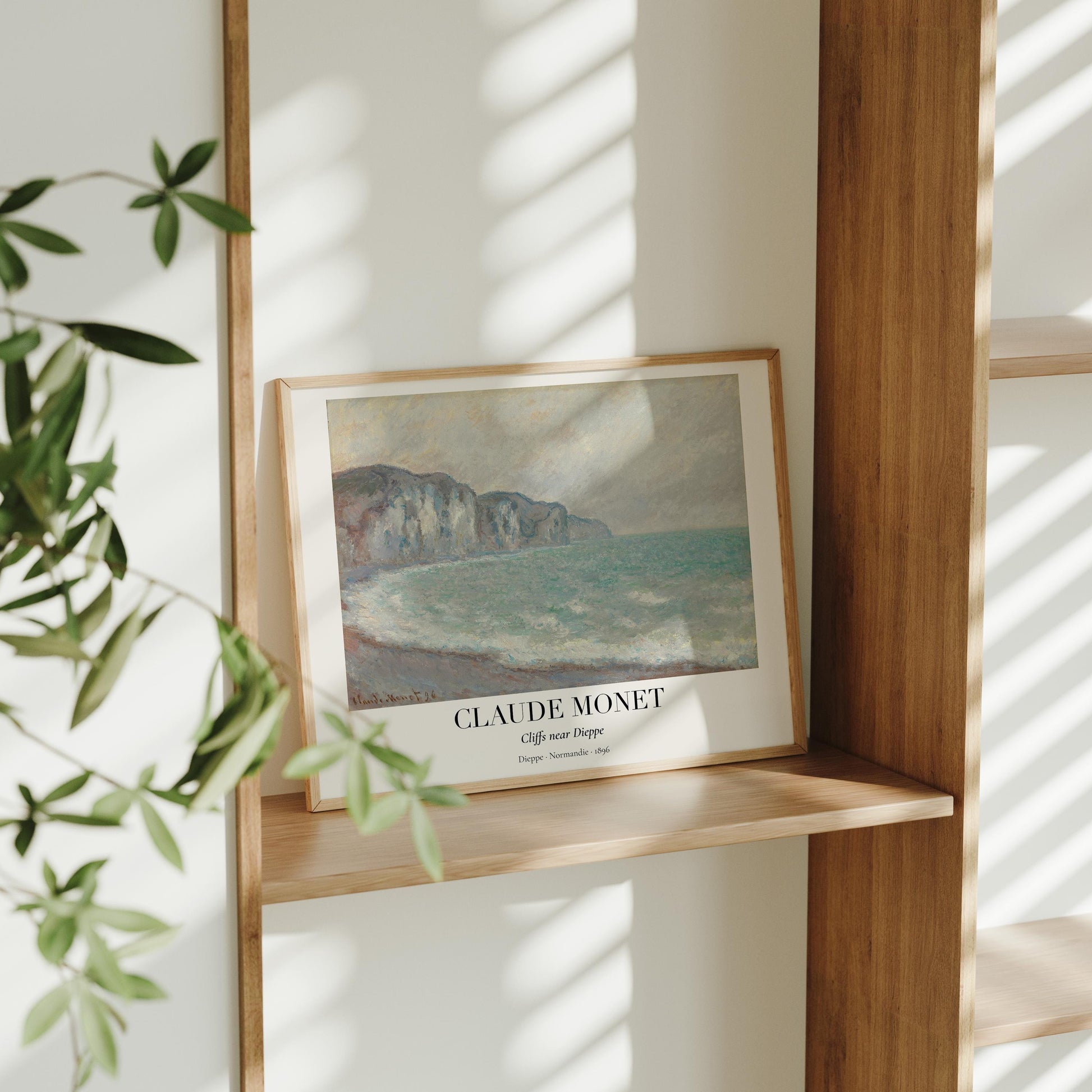 Claude Monet Poster · Klippen bei Dieppe 1896 · Normandie Küstenkunst · Impressionismus Druck · Vintage Wandbild ohne Rahmen-3