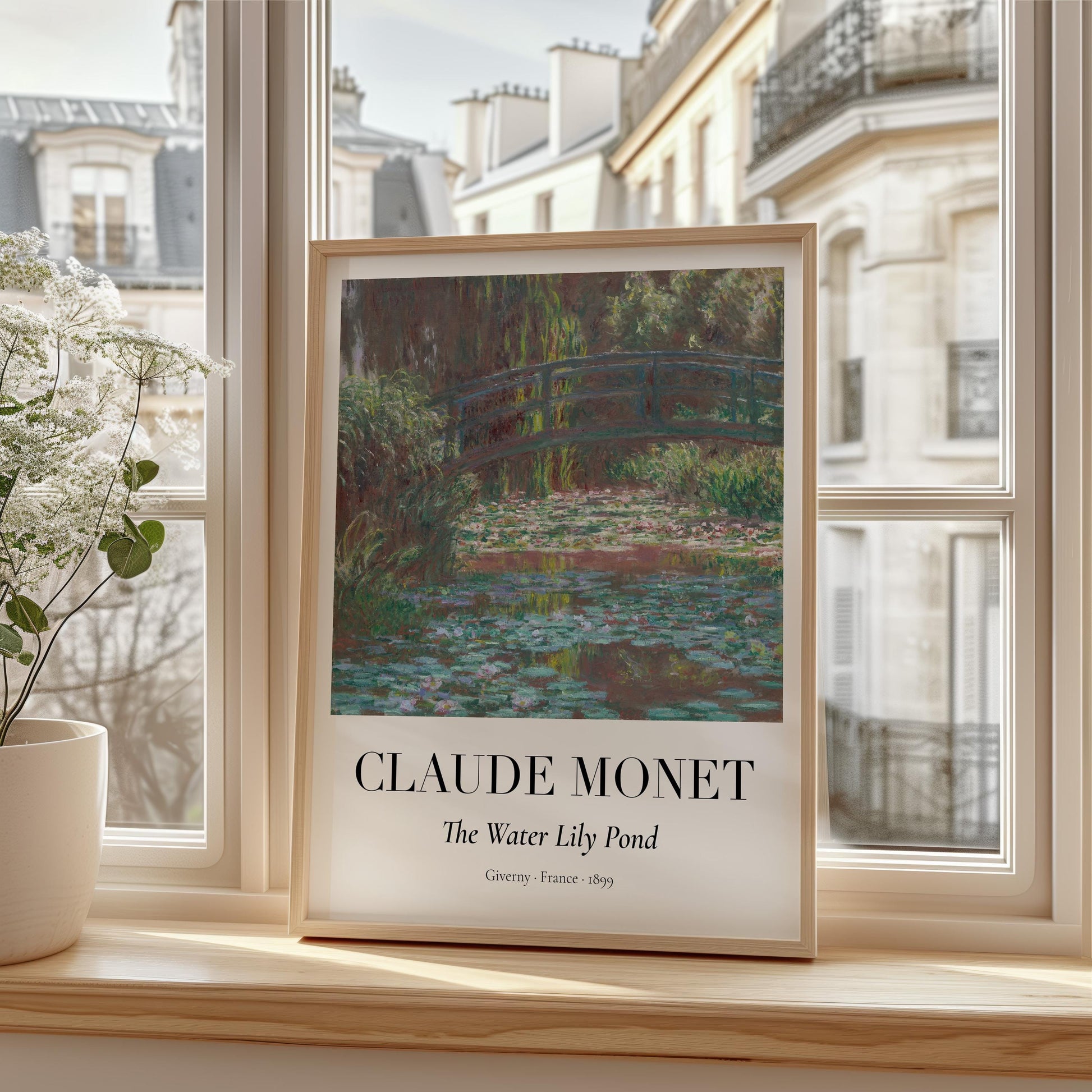 Claude Monet Poster · Water Lily Pond in Giverny 1899 · Seerosen Impressionismus · Kunst & Geschenkidee · Druckprint ohne Rahmen-2