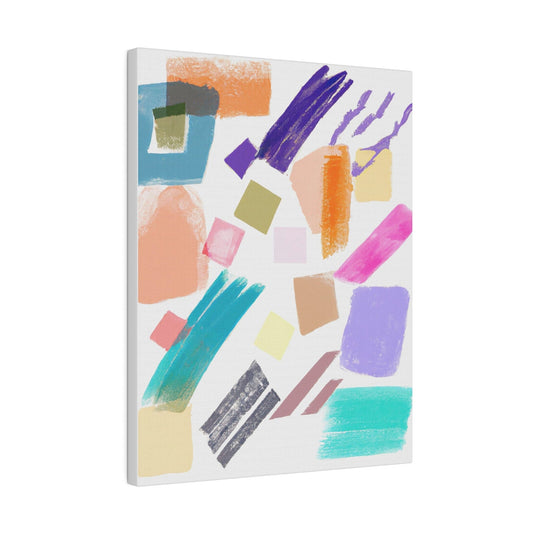 Wall Decor - Giclee Poster Art Print - Pastel Abstract Pattern-0